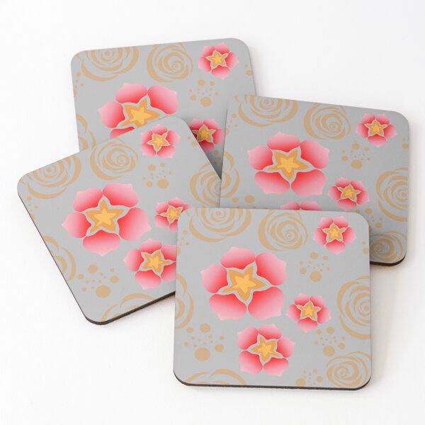 Item preview, Floral pattern on grey background. designed and sold by Natalya Alexandrou.