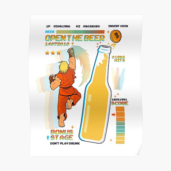 Geek Beer Posters Redbubble