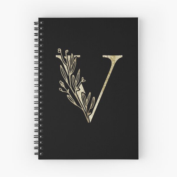 Item preview, V Golden Letter designed and sold by HintofNature.