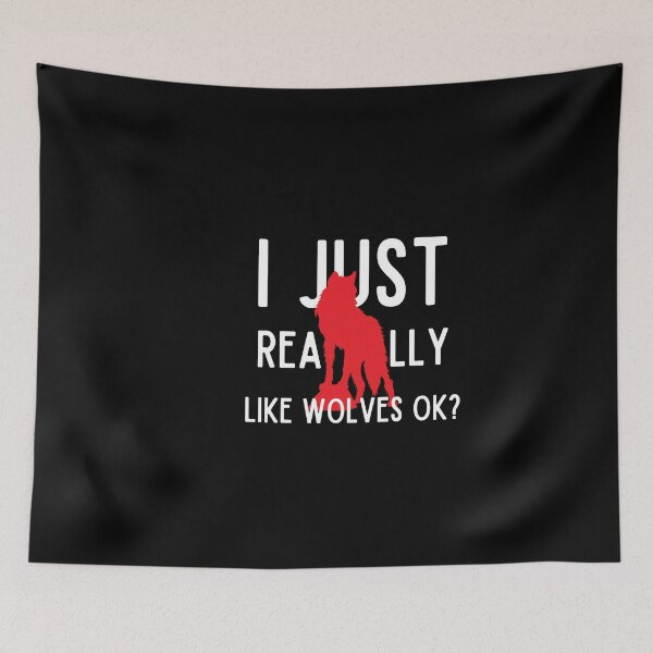 Item preview, I Just Really like Wolves ok ? Classic Shirt For Wolves Lovers  !  designed and sold by todoAwesome.