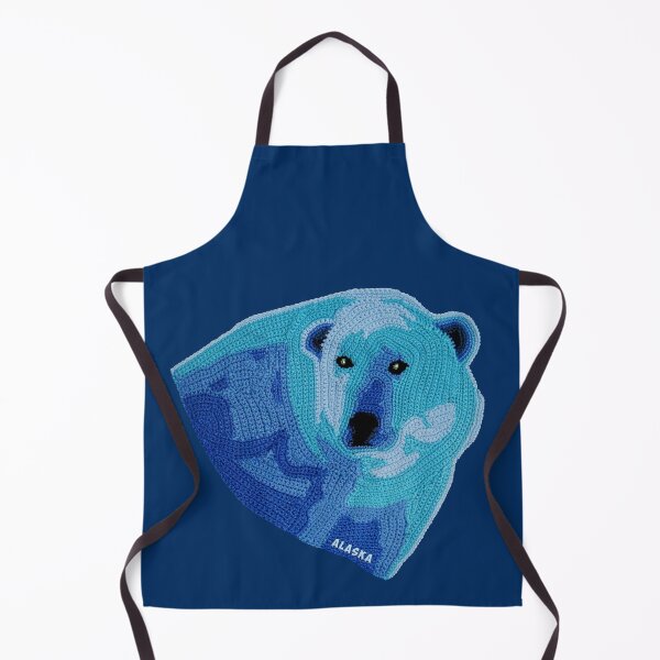 Item preview, Alaska Polar Bear in Northern Lights designed and sold by nadya.