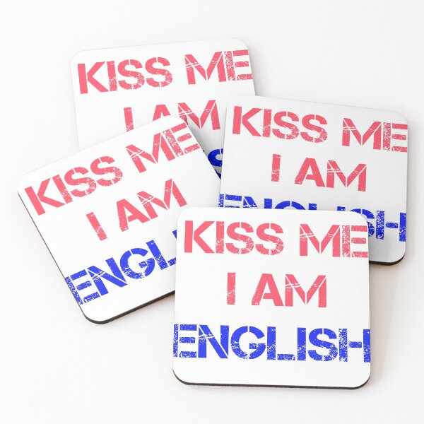 Item preview, Kiss me I am English designed and sold by Stylehigh.