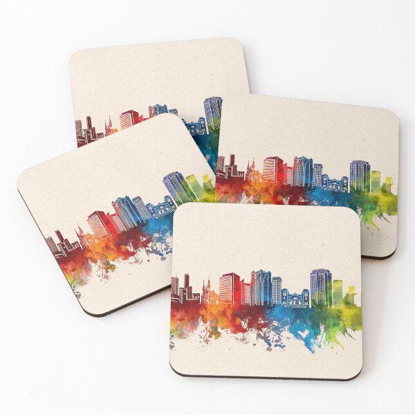 Item preview, birmingham alabama skyline watercolor 2 designed and sold by BekimART2.