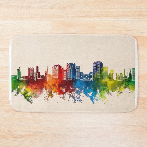 Item preview, birmingham alabama skyline watercolor 2 designed and sold by BekimART2.