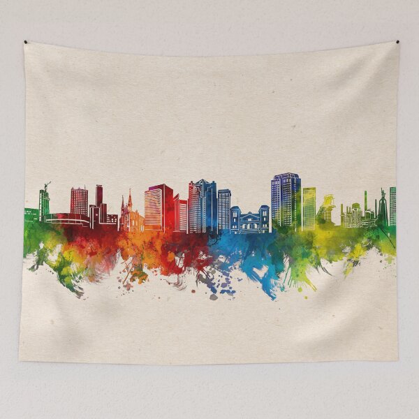 Item preview, birmingham alabama skyline watercolor 2 designed and sold by BekimART2.