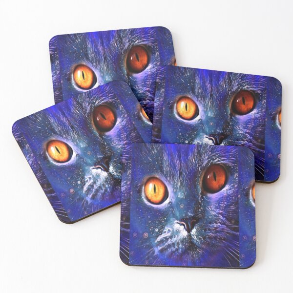 Item preview, Kosmic Kitty in Bkue designed and sold by NolaJere.