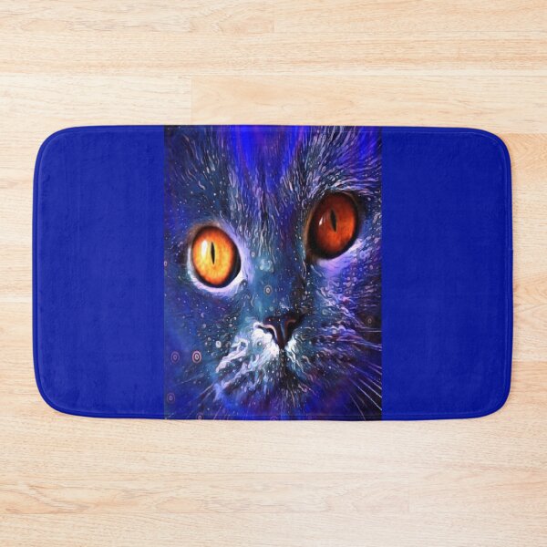 Item preview, Kosmic Kitty in Bkue designed and sold by NolaJere.