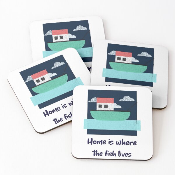 Item preview, Home Is Where The Fish Lives designed and sold by ApparelByGriph.