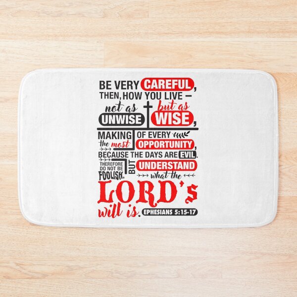 Item preview, Ephesians 5:15-17 designed and sold by plushism.