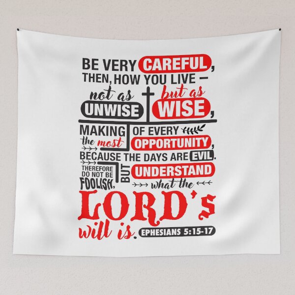 Item preview, Ephesians 5:15-17 designed and sold by plushism.