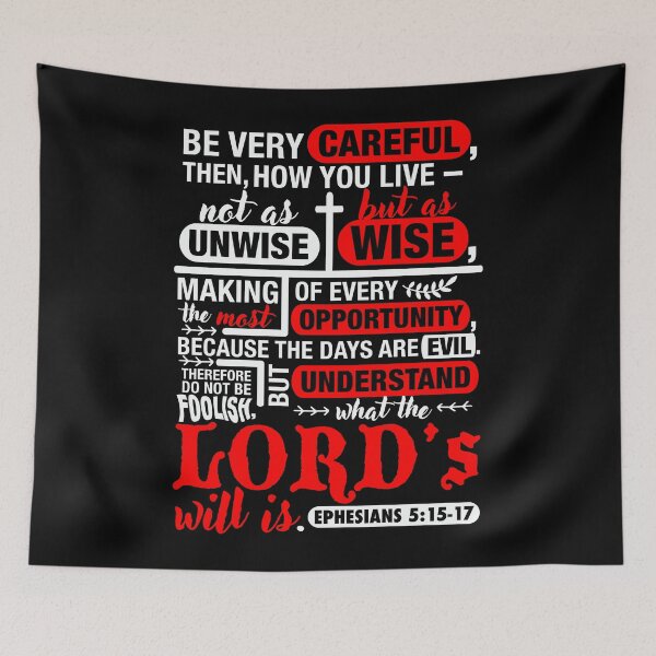 Item preview, Ephesians 5:15-17 designed and sold by plushism.