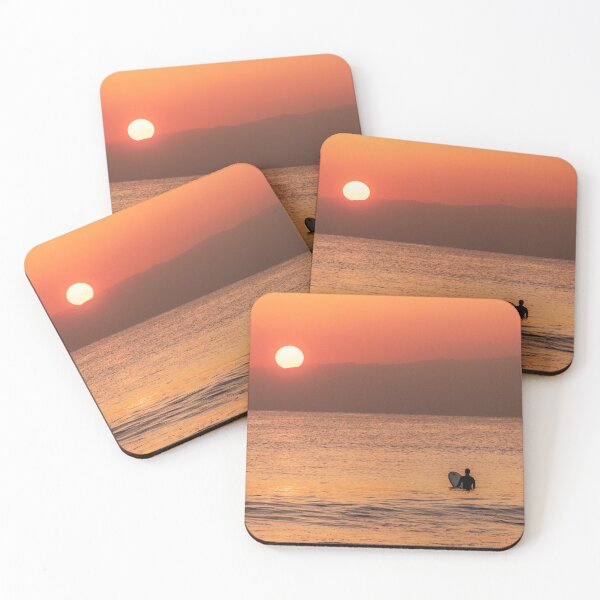 Item preview, Surfer watching the sunset on Shonan Beach, Japan designed and sold by Jordan McChesney.