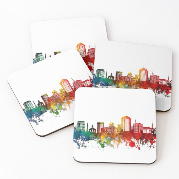 Item preview, montgomery skyline watercolor designed and sold by BekimART2.