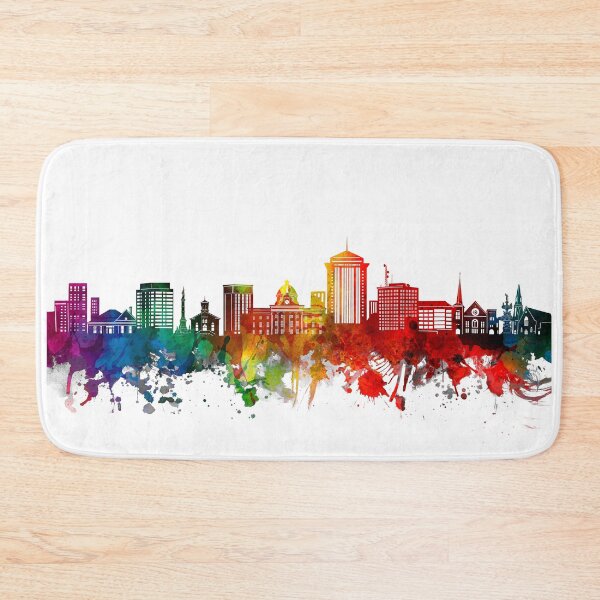 Item preview, montgomery skyline watercolor designed and sold by BekimART2.