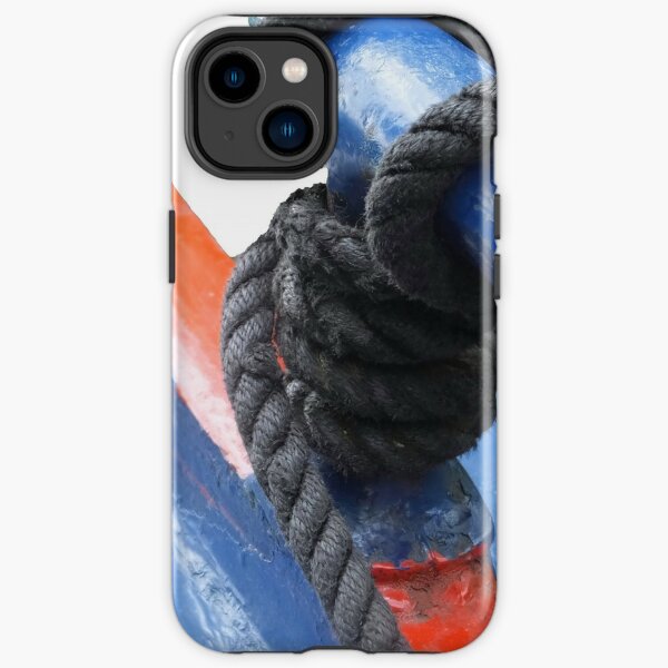 Rope on a narrowboat  iPhone Tough Case