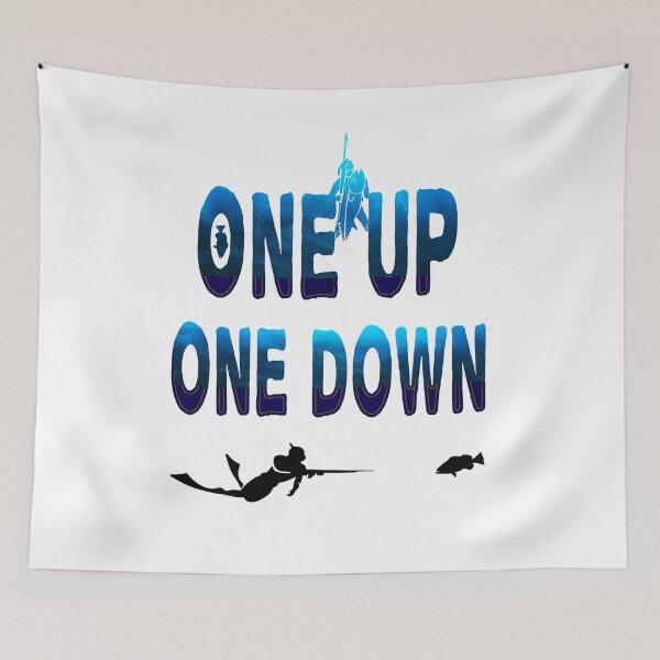 Item preview, One up one down Spearfishing  designed and sold by Live  Today.
