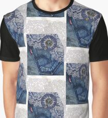 Denim & Lace - iPhone Case Graphic T-Shirt
