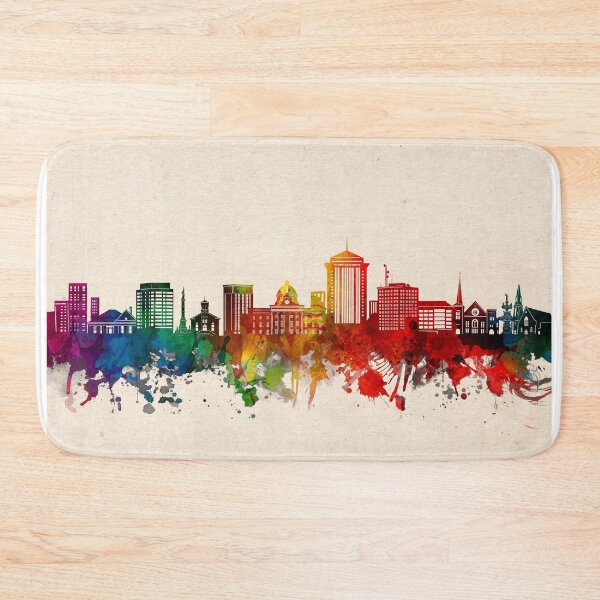 Item preview, montgomery skyline watercolor 2 designed and sold by BekimART2.