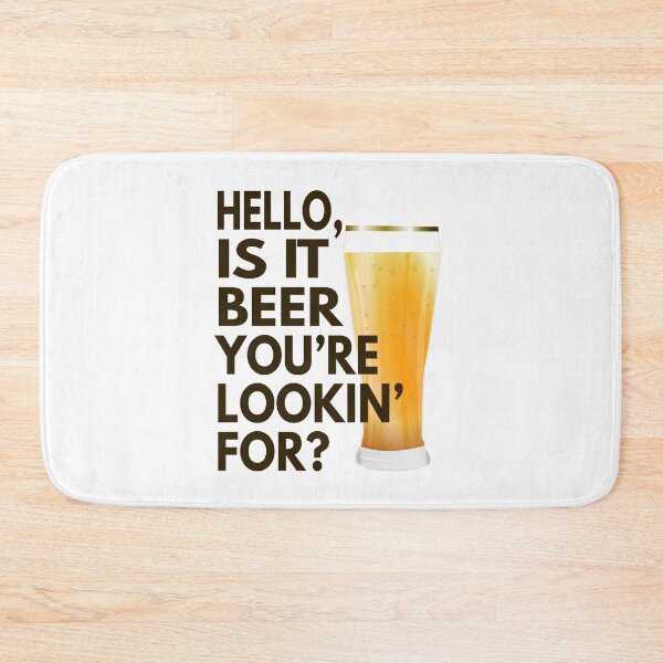 Item preview, Beer Song Lyric Pun designed and sold by MoonsmileProd.