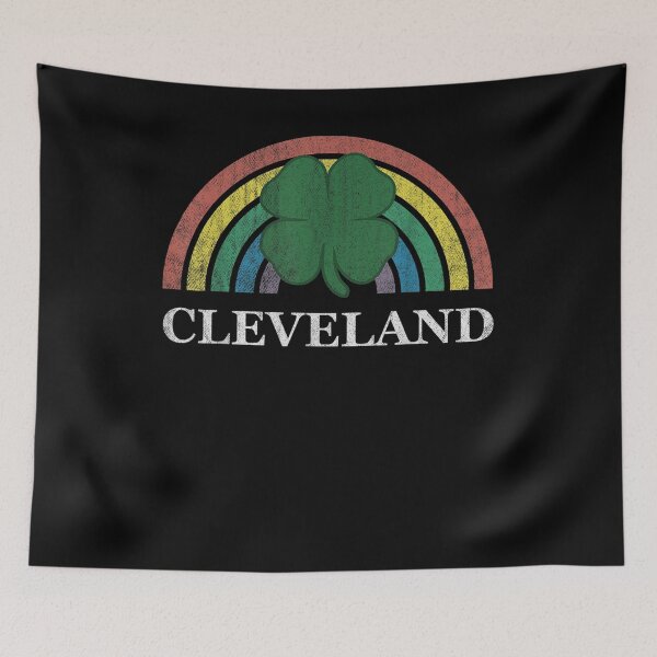 Item preview, Cleveland Shamrock St Patrick's Day Rainbow Saint Paddy's  designed and sold by melisenda.