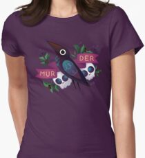 Camiseta entallada para mujer Murder Crow