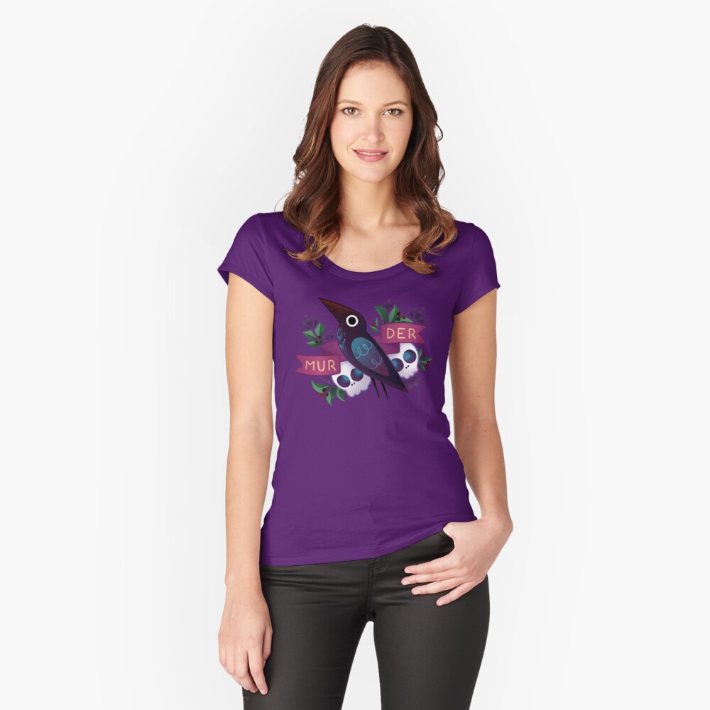 Item preview, Fitted Scoop T-Shirt designed and sold by ginkoseed.