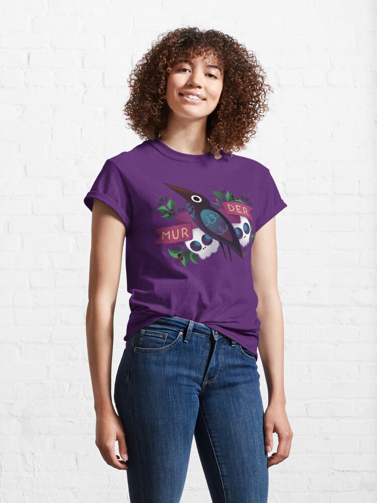 Alternate view of Murder Crow Classic T-Shirt