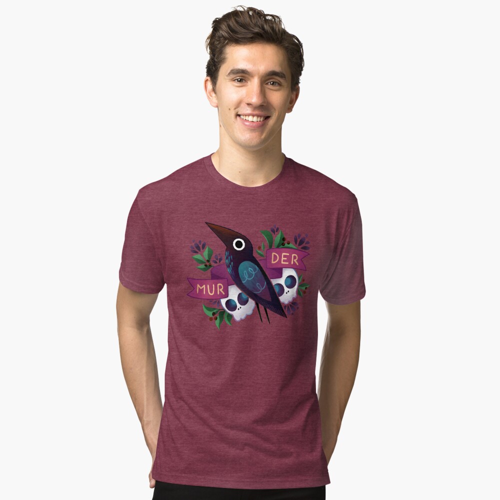 Item preview, Tri-blend T-Shirt designed and sold by ginkoseed.