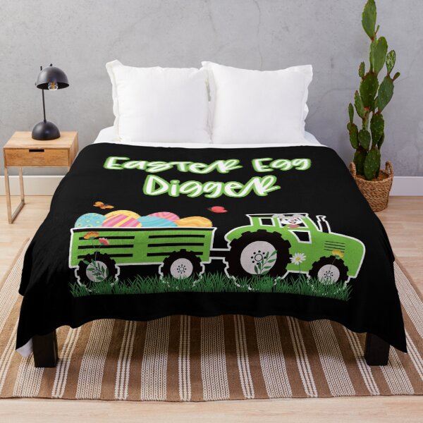 Item preview, Easter Egg Digger - Easter Egg Search With Tractor designed and sold by maddinstgt.