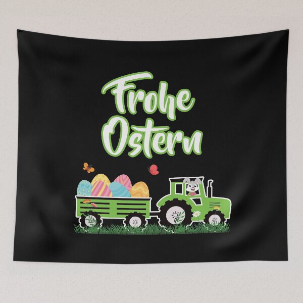 Item preview, Easter bunny in the tractor - Easter egg search with tractor designed and sold by maddinstgt.