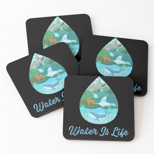 Item preview, Water is Life, World Water Day 2021 designed and sold by ZaydounStark.