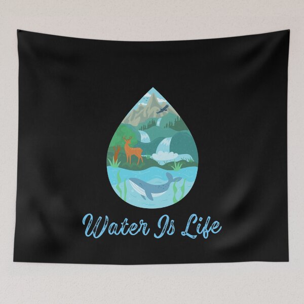 Item preview, Water is Life, World Water Day 2021 designed and sold by ZaydounStark.