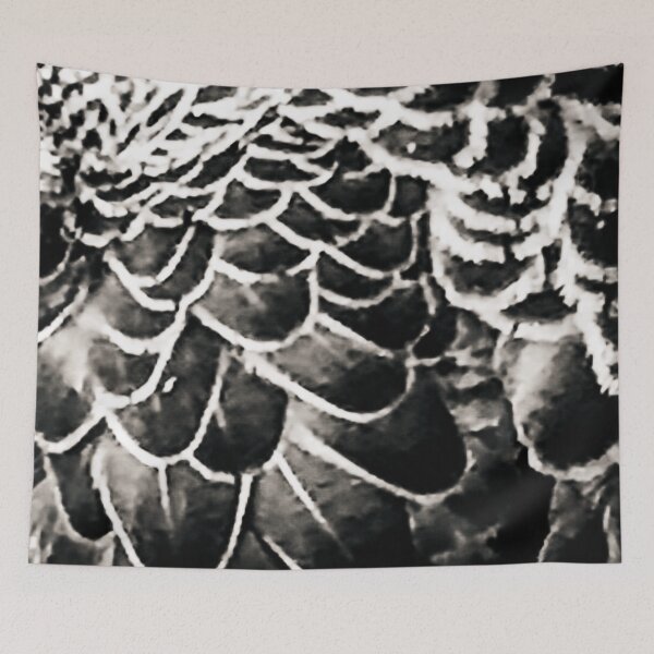 Item preview, Bird wing dyed black pattern image Melbourne Australia designed and sold by MelbourneGarden.