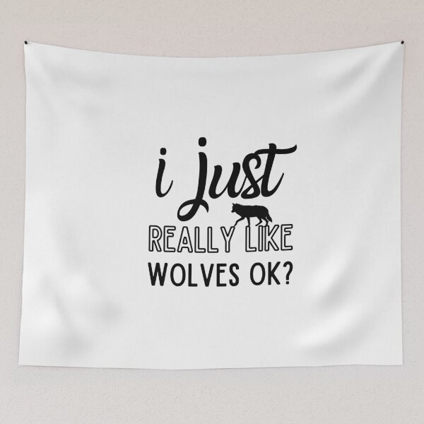 Item preview, I Just Really like Wolves ok ? Classic T-Shirt For Animals Lovers  !  designed and sold by todoAwesome.