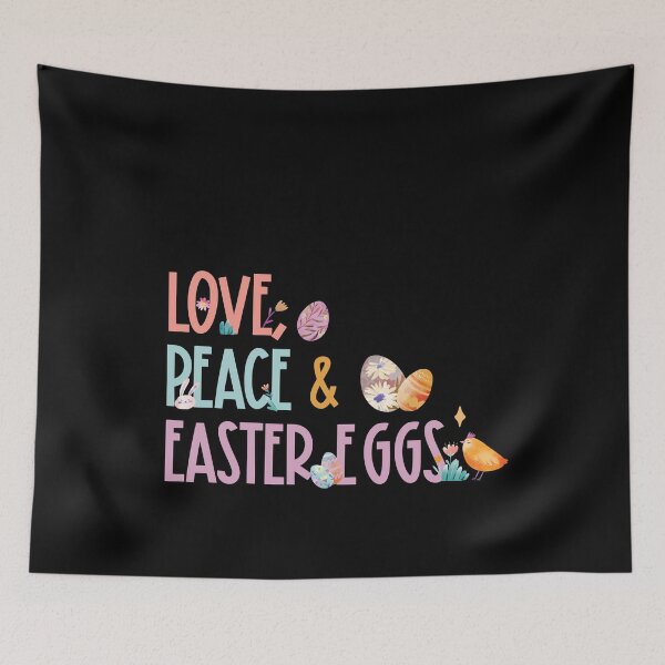 Item preview, Love, Peace, Eastereggs - Love, Peace Easter Eggs designed and sold by maddinstgt.
