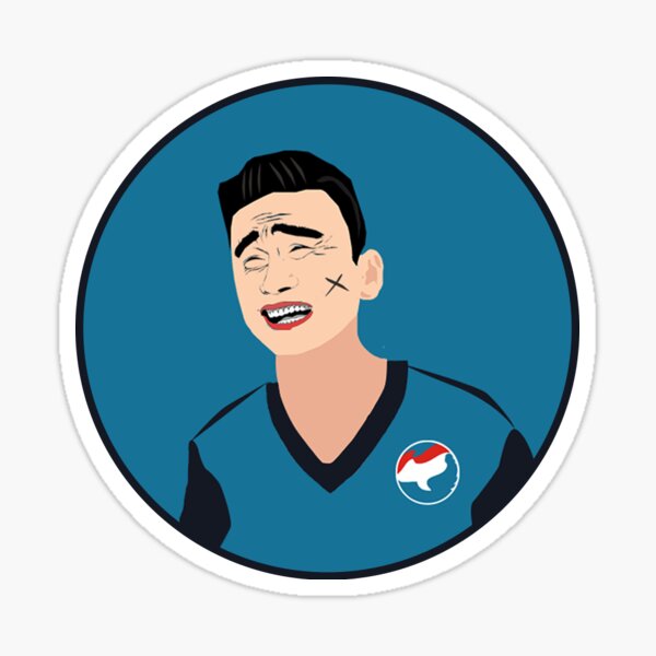 Sticker Yao Ming Face Redbubble