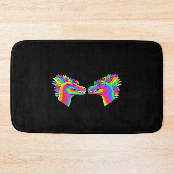 Item preview, Richard and Ross The Rainbow Raptor Couple designed and sold by Emma Knapton.