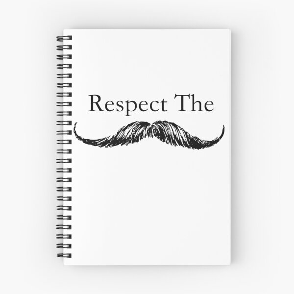 Aperçu de l'œuvre Respecter la moustache créée et vendue par PebblesPrint.