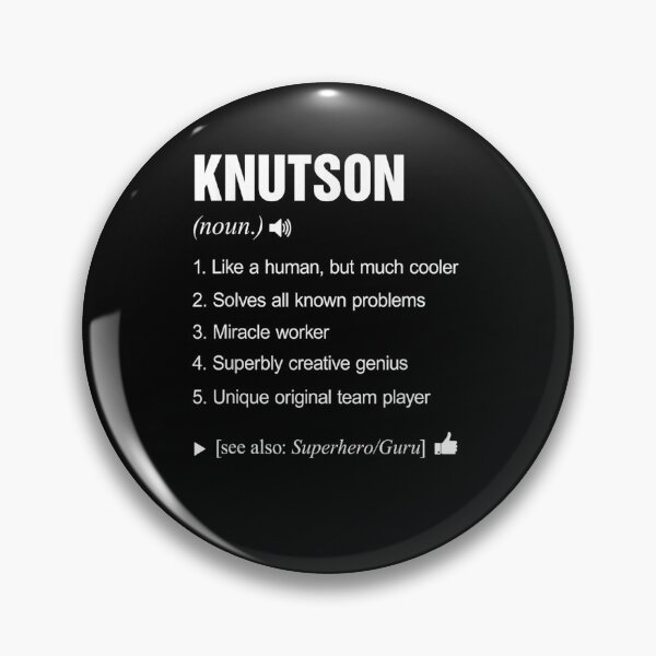 Item preview, Knutson Name Definition Retro Family Funny  designed and sold by melisenda.
