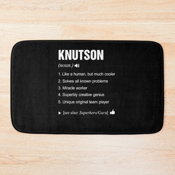 Item preview, Knutson Name Definition Retro Family Funny  designed and sold by melisenda.