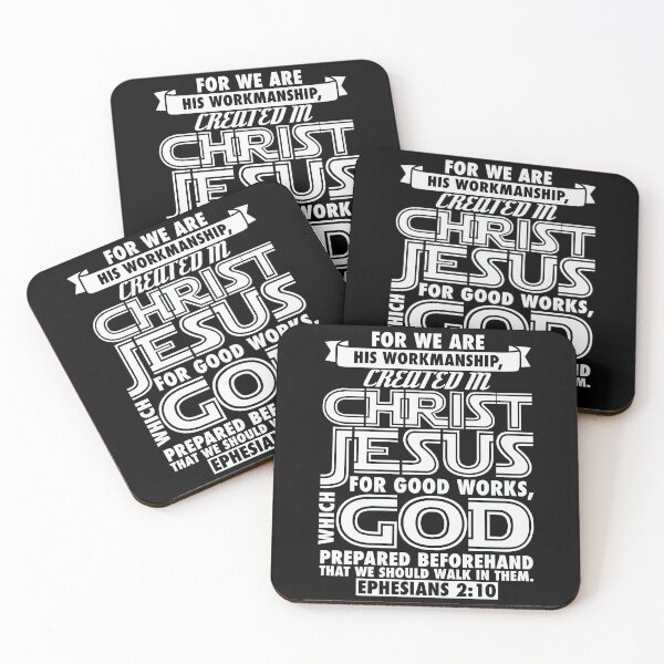 Item preview, Ephesians 2:10 We Are His Workmanship Created in Christ Jesus designed and sold by plushism.