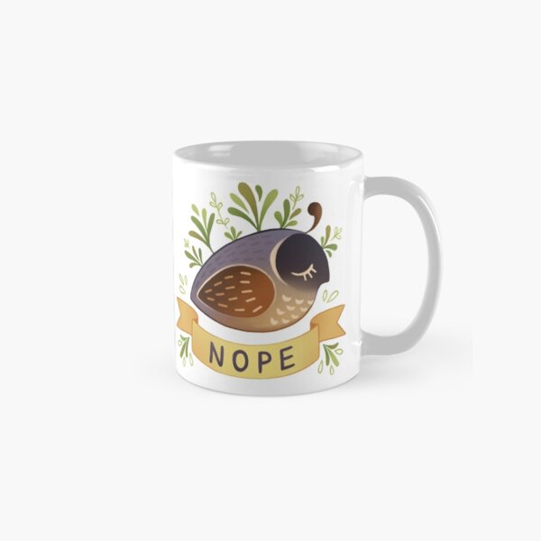 Nope Quail Classic Mug