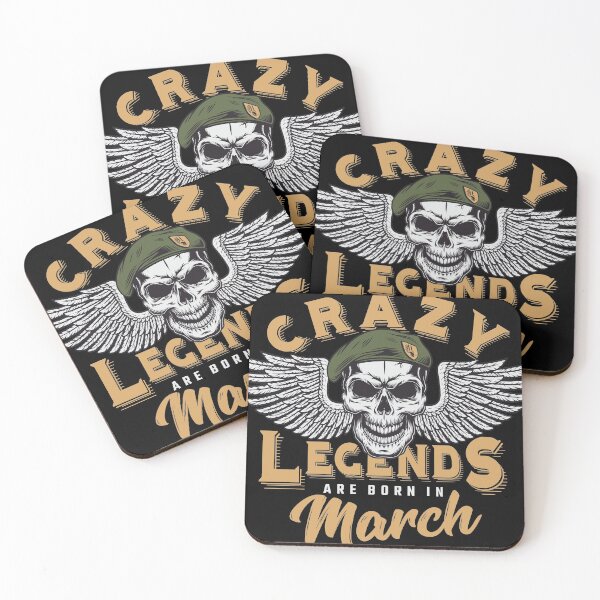 Item preview, Crazy Legends are born in March designed and sold by Jannydesign.