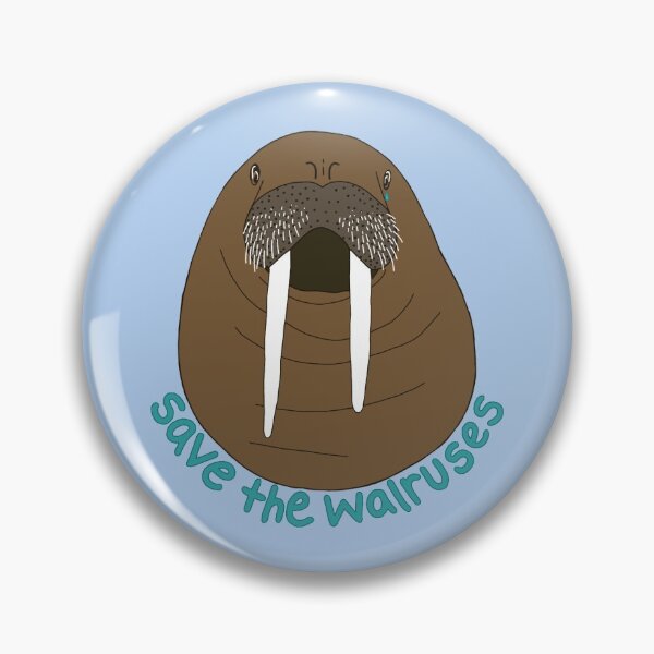 Item preview, blue version of save the walruses designed and sold by jesscallaghan.