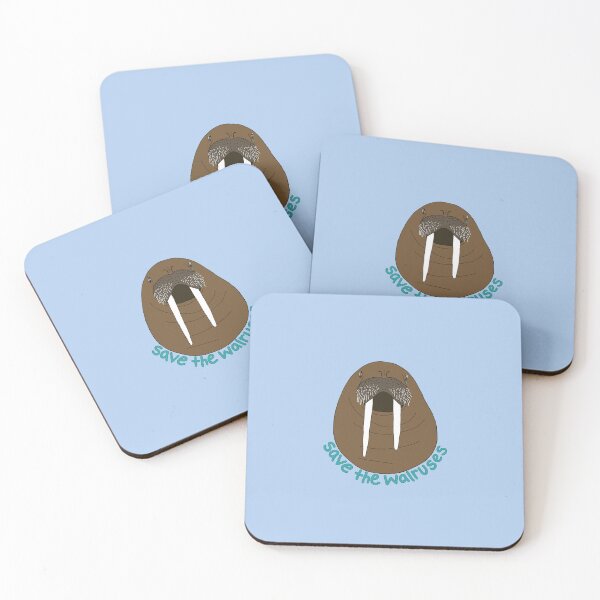 Item preview, blue version of save the walruses designed and sold by jesscallaghan.