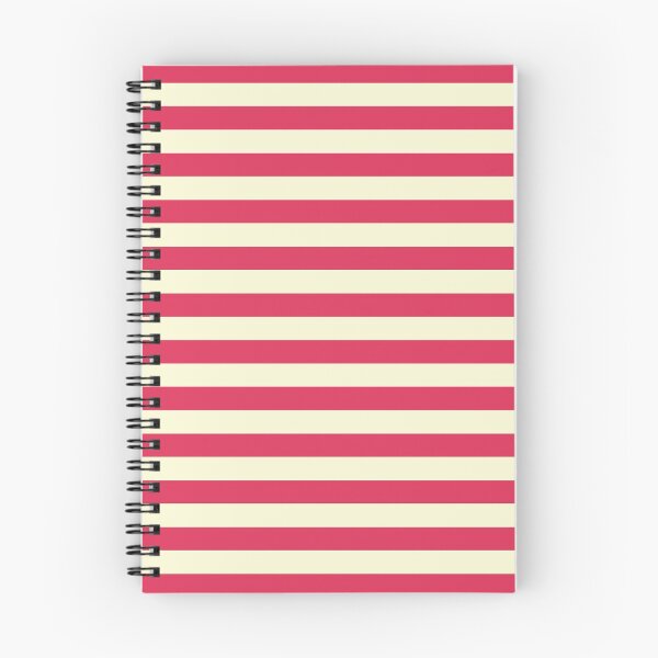 Item preview,  Small RASPBERRY and CREAM Horizontal STRIPES designed and sold by RachelMacht.
