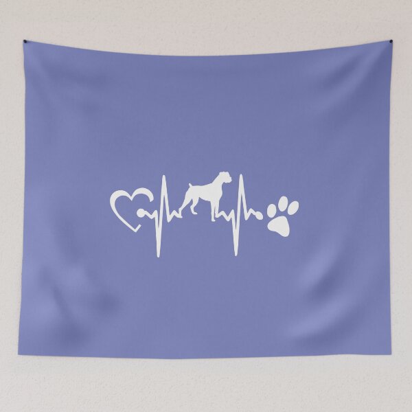 Item preview, BOXER DOG HEARTBEAT , Boxer Dog Lovers designed and sold by Mekoooo.