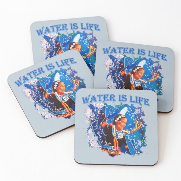Item preview, Fancy Shawl Dancer - Water is Life  designed and sold by John Guthrie.