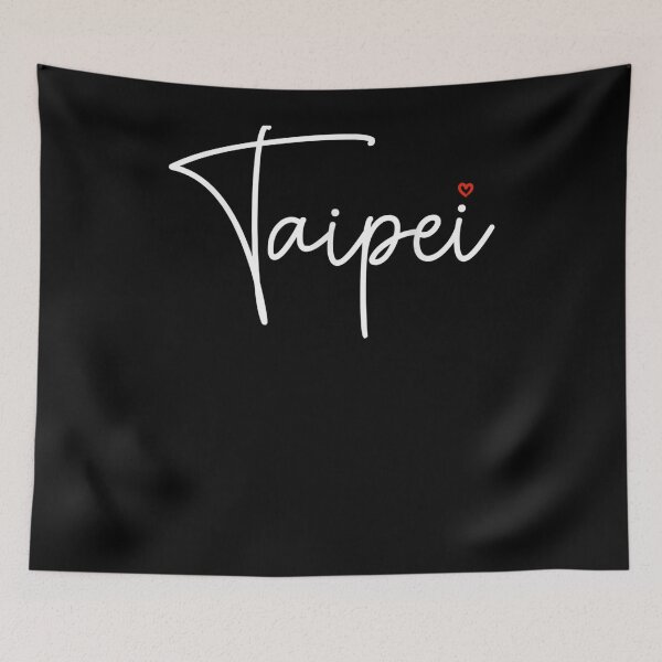 Aperçu de l'œuvre Conception d'impression souvenir mignon de Taipei avec coeur créée et vendue par melisenda.