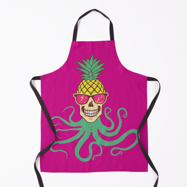Item preview, Pineapple Octopus with funny skull head designed and sold by My-Queens-Store.